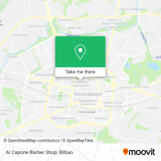 Al Capone Barber Shop map