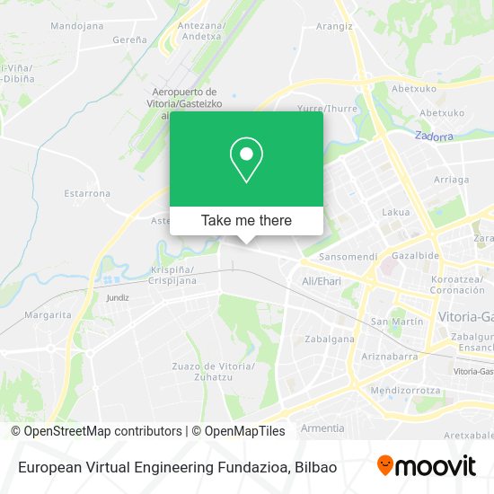 European Virtual Engineering Fundazioa map