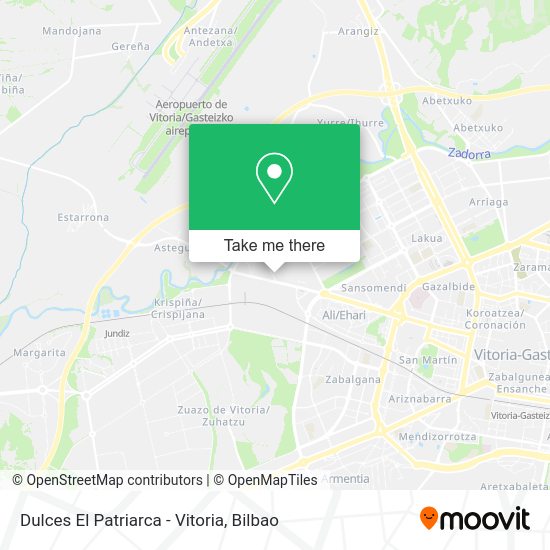 Dulces El Patriarca - Vitoria map