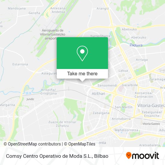 Comsy Centro Operativo de Moda S.L. map