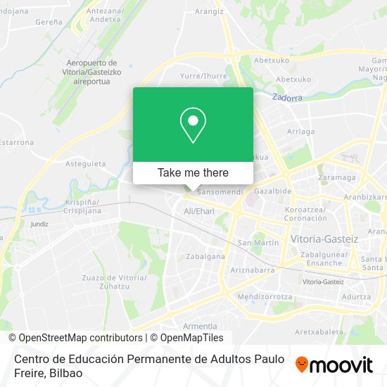 Centro de Educación Permanente de Adultos Paulo Freire map