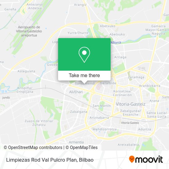 Limpiezas Rod Val Pulcro Plan map