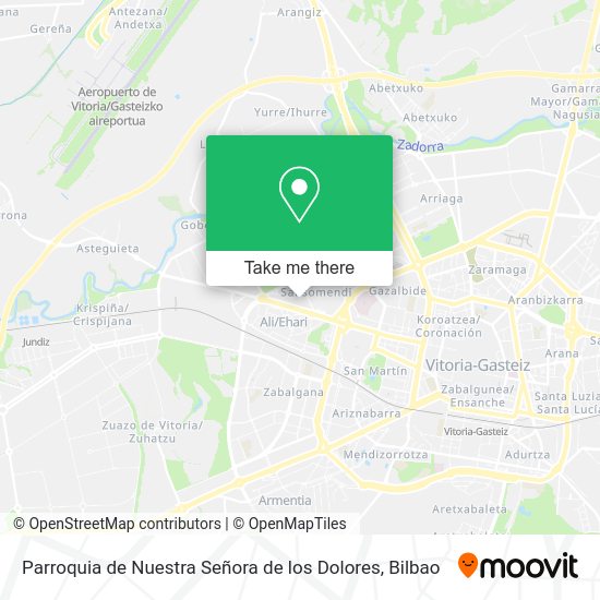 Parroquia de Nuestra Señora de los Dolores map