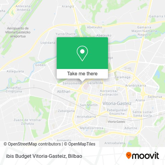 ibis Budget Vitoria-Gasteiz map