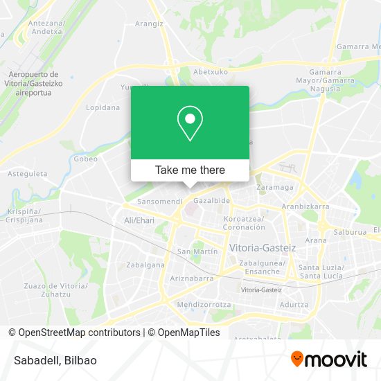 Sabadell map