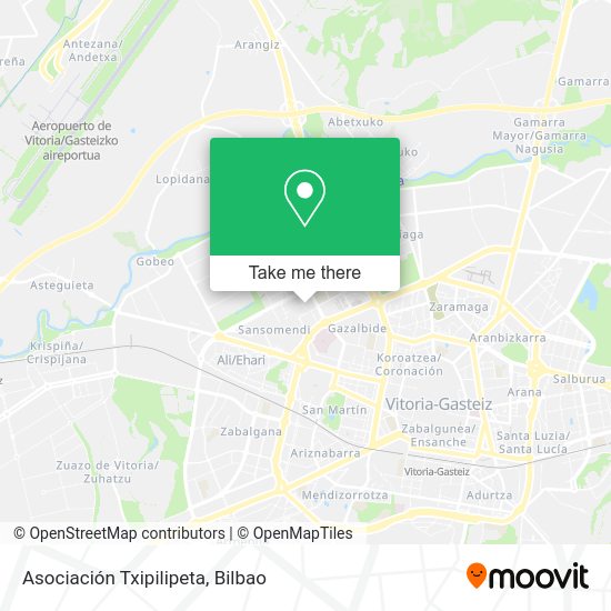 Asociación Txipilipeta map