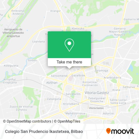 Colegio San Prudencio Ikastetxea map