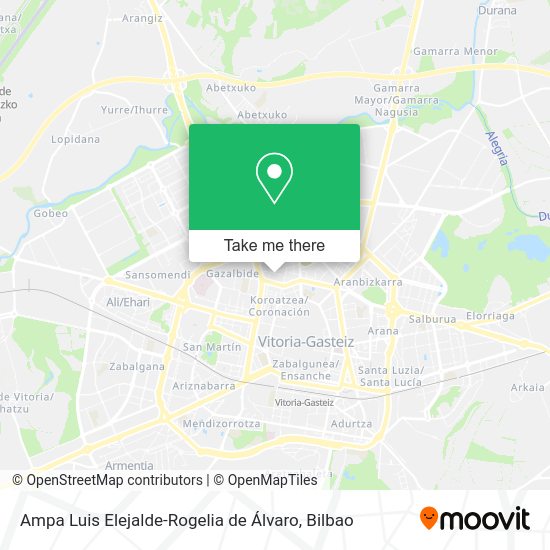 Ampa Luis Elejalde-Rogelia de Álvaro map