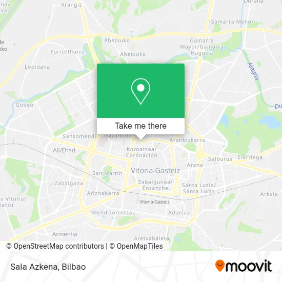 Sala Azkena map