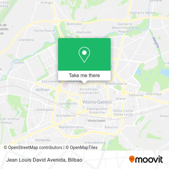Jean Louis David Avenida map