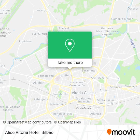 Alice Vitoria Hotel map