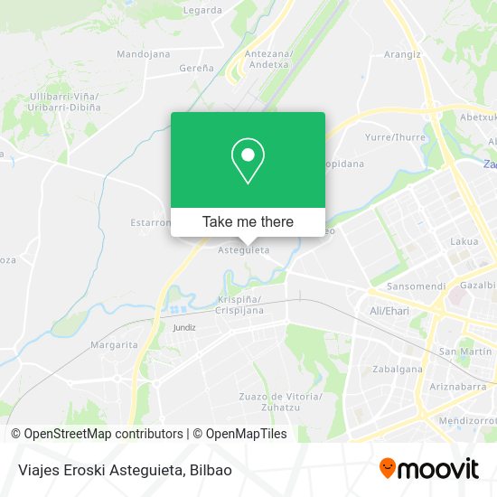 Viajes Eroski Asteguieta map