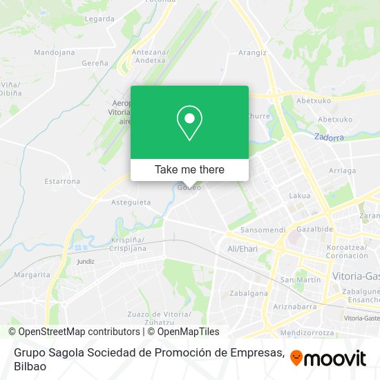 Grupo Sagola Sociedad de Promoción de Empresas map