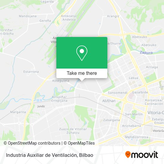 Industria Auxiliar de Ventilación map