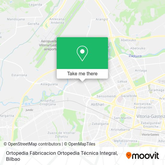 Ortopedia Fábricacion Ortopedia Técnica Integral map