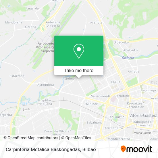 Carpinteria Metálica Baskongadas map