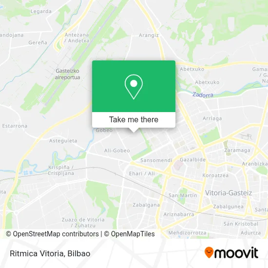 Ritmica Vitoria map