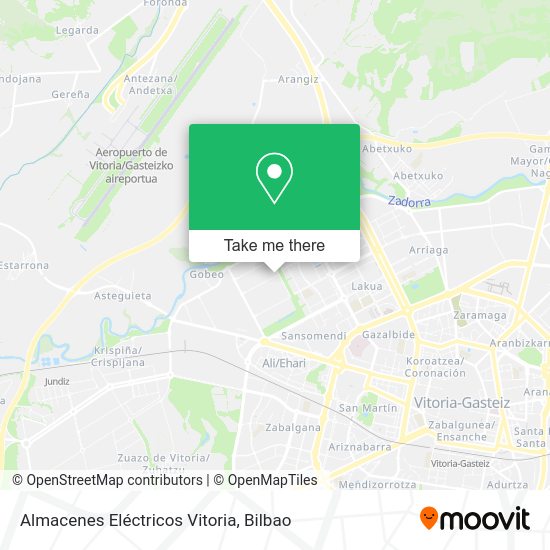 Almacenes Eléctricos Vitoria map
