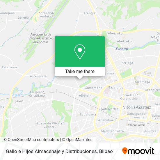 Gallo e Hijos Almacenaje y Distribuciones map
