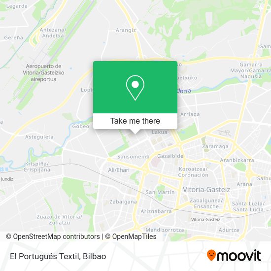 El Portugués Textil map