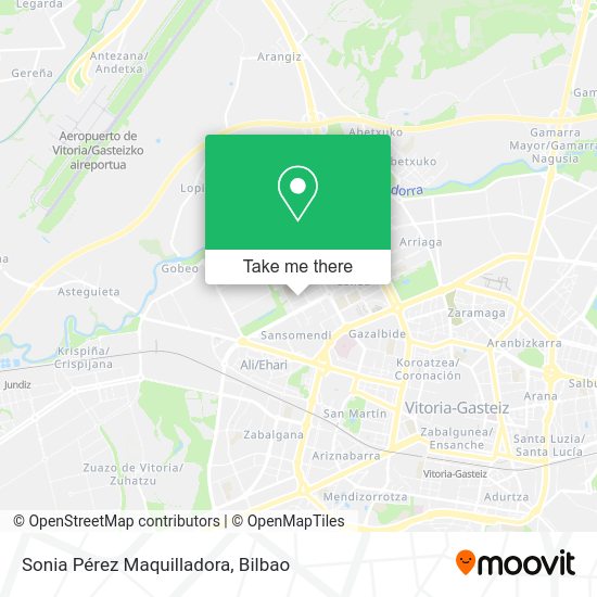 Sonia Pérez Maquilladora map