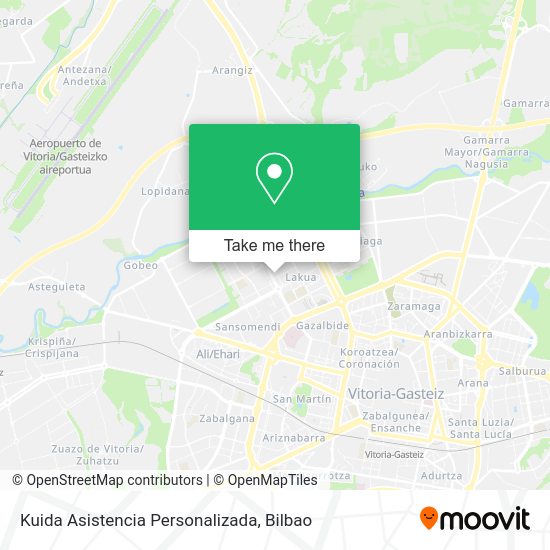 Kuida Asistencia Personalizada map