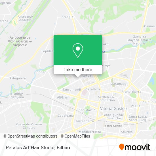 Petalos Art Hair Studio map