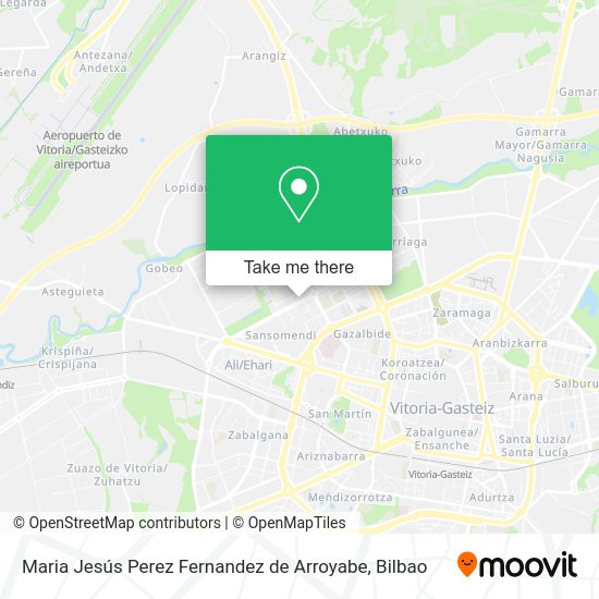 Maria Jesús Perez Fernandez de Arroyabe map