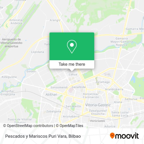 Pescados y Mariscos Puri Vara map