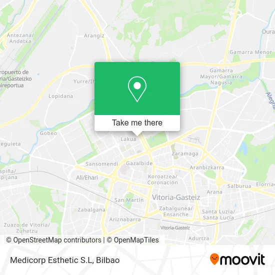 mapa Medicorp Esthetic S.L