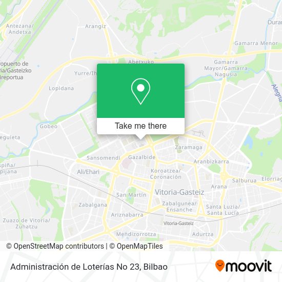 Administración de Loterías No 23 map