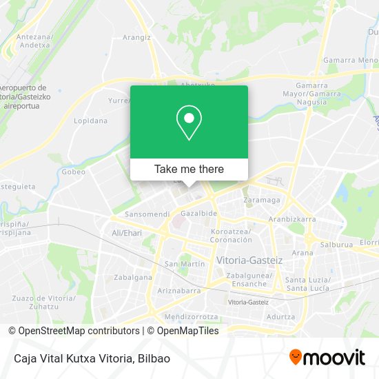 Caja Vital Kutxa Vitoria map