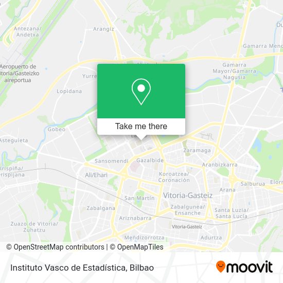 Instituto Vasco de Estadística map