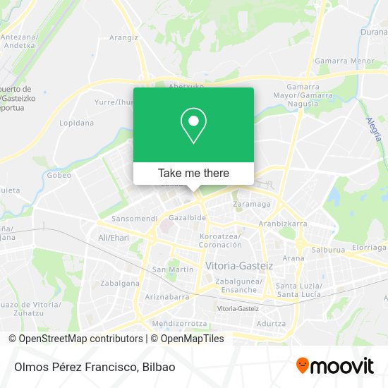 Olmos Pérez Francisco map