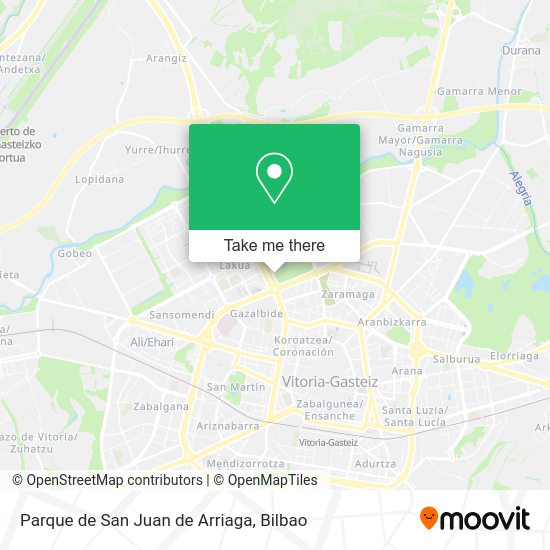 Parque de San Juan de Arriaga map