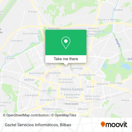 Gaztel Servicios Informáticos map