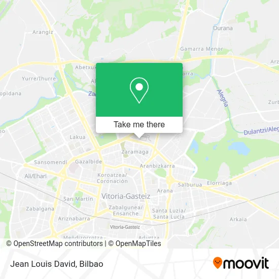Jean Louis David map