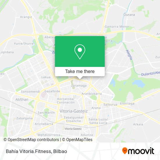 Bahía Vitoria.Fitness map