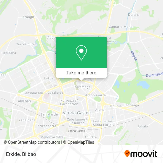Erkide map