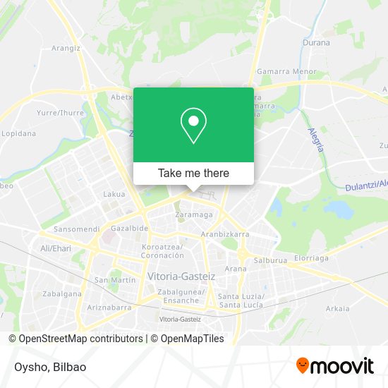 Oysho map