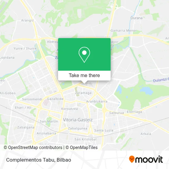 Complementos Tabu map