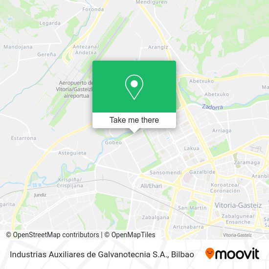 Industrias Auxiliares de Galvanotecnia S.A. map