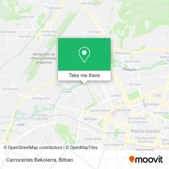 Carrocerías Bekolarra map