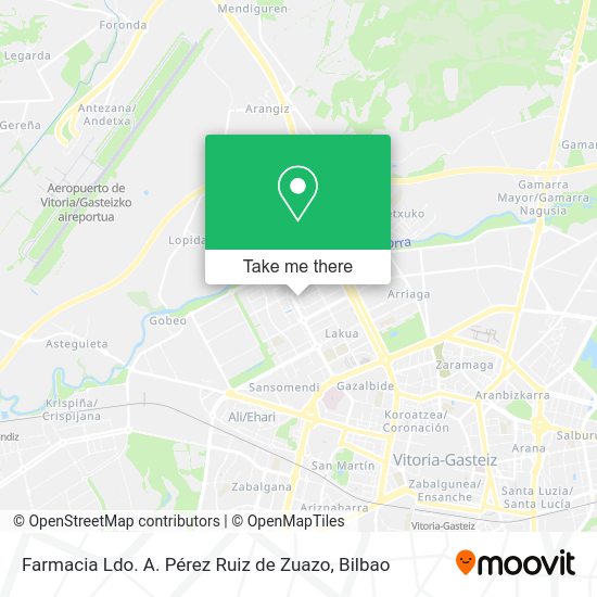 Farmacia Ldo. A. Pérez Ruiz de Zuazo map