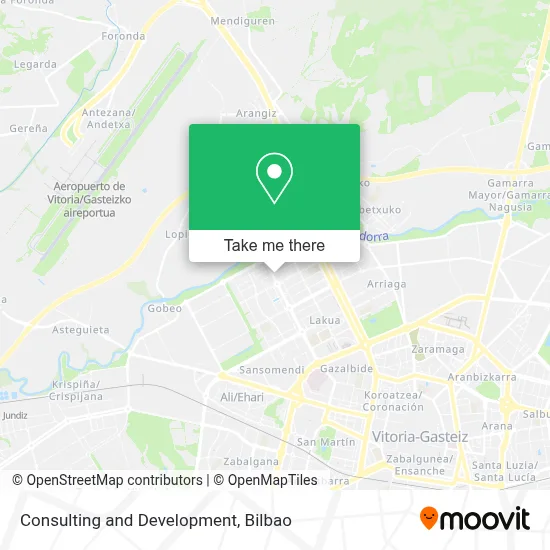 Consulting and Development map
