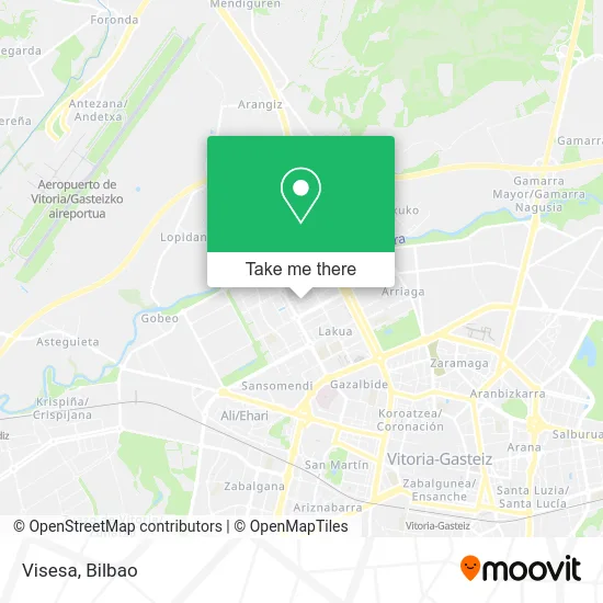 mapa Visesa