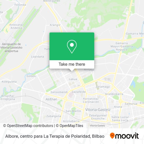Albore, centro para La Terapia de Polaridad map
