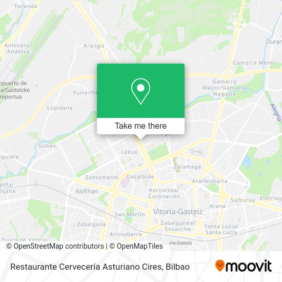 Restaurante Cervecería Asturiano Cires map