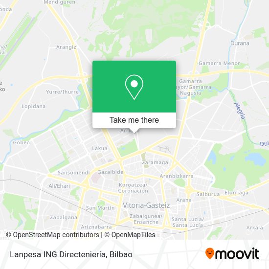 Lanpesa ING Directeniería map
