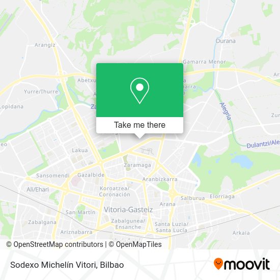Sodexo Michelín Vitori map